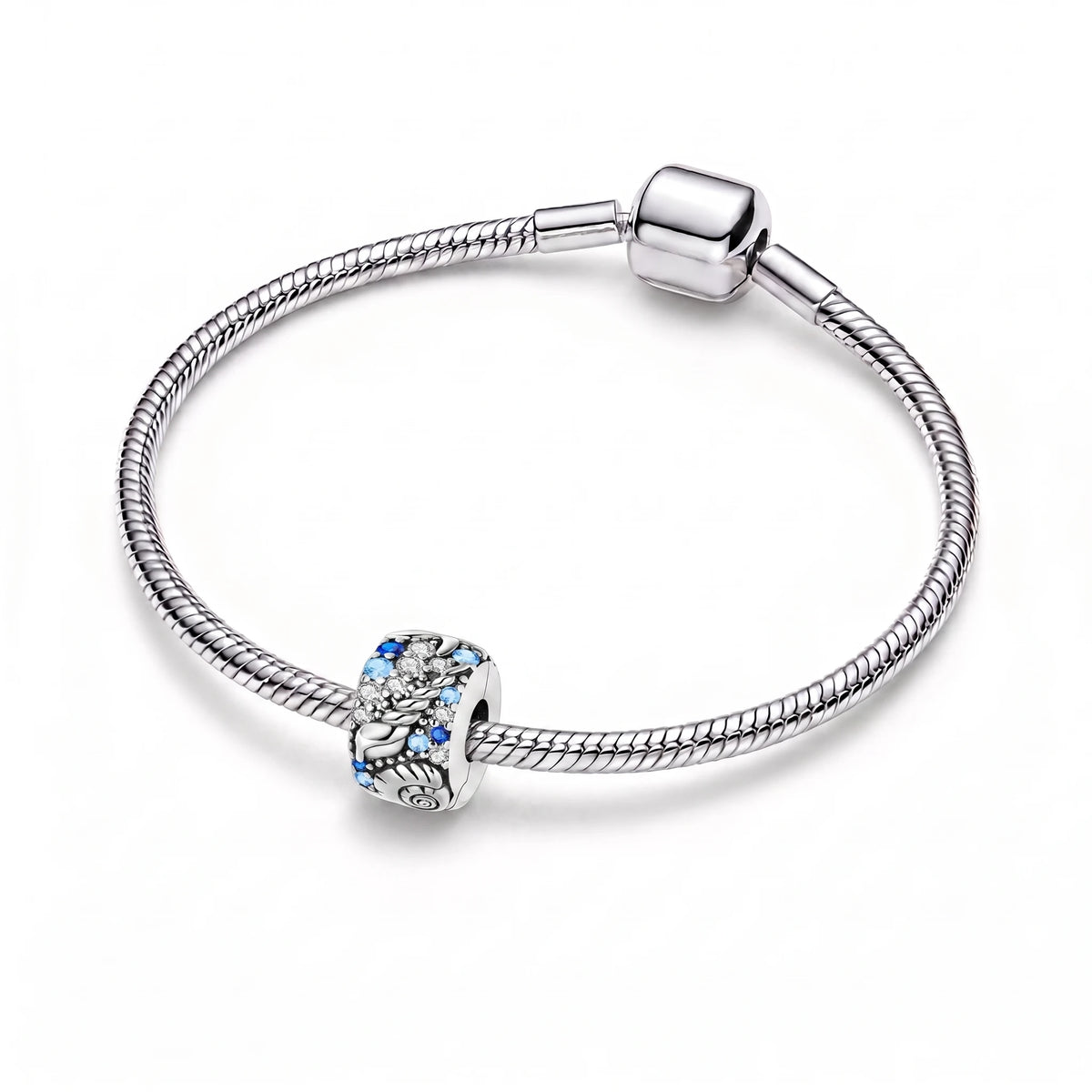 Berloque Azul Infinito em Prata 925