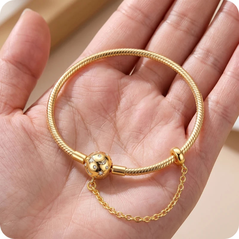 Pulseira para Berloques Esfera Astral em Prata 925
