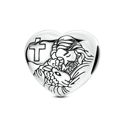 Berloque Amor de Jesus em Prata 925