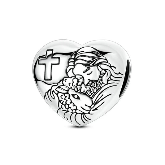 Berloque Amor de Jesus em Prata 925
