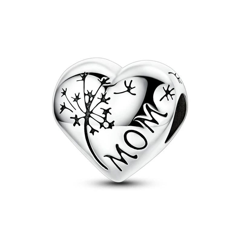 Berloque Amor de Mãe em Prata 925
