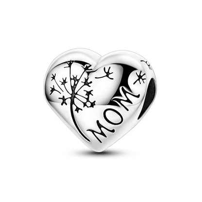 Berloque Amor de Mãe em Prata 925