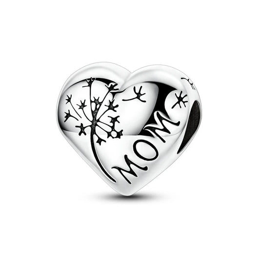 Berloque Amor de Mãe em Prata 925