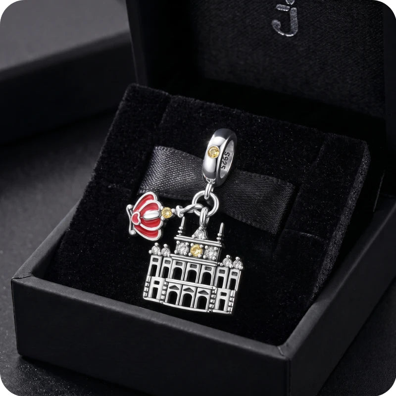 Berloque Classic London em Prata 925