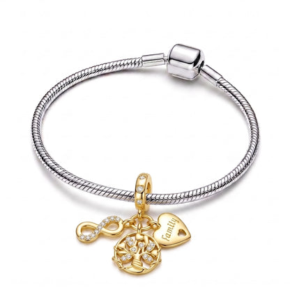 Berloque Linhagem de Luz em Prata 925