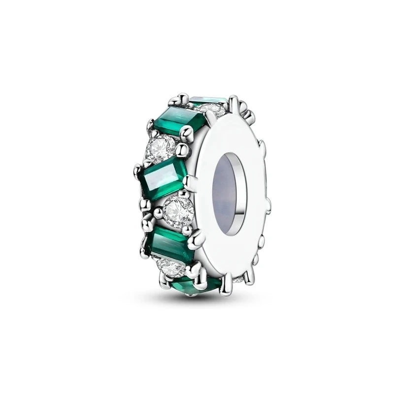 Berloque Riviera Verde em Prata 925