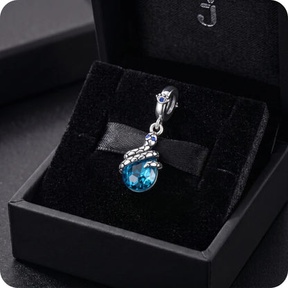Berloque Serpente Royal em Prata 925