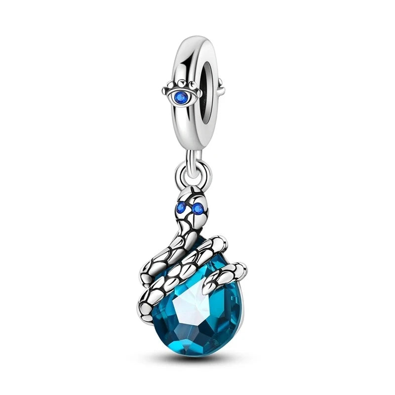 Berloque Serpente Royal em Prata 925