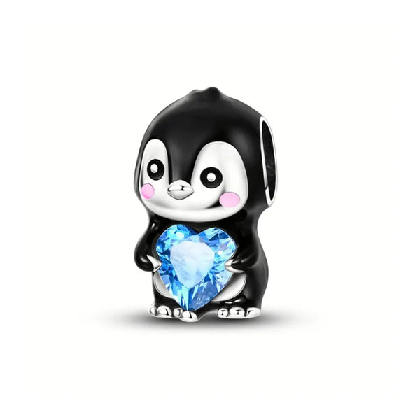 Berloque Pinguim Azul