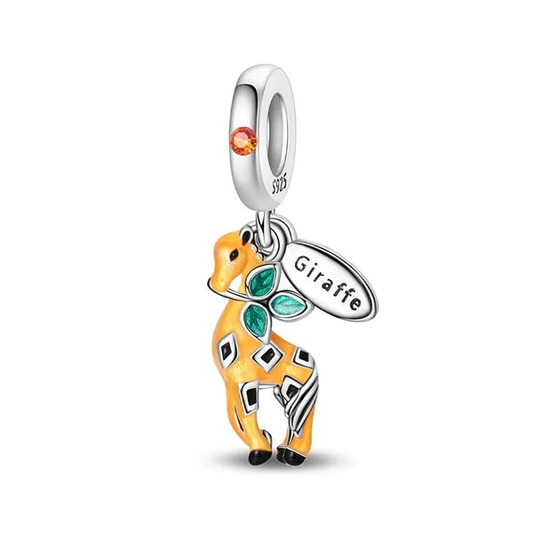 Berloque Prata 925 Girafa