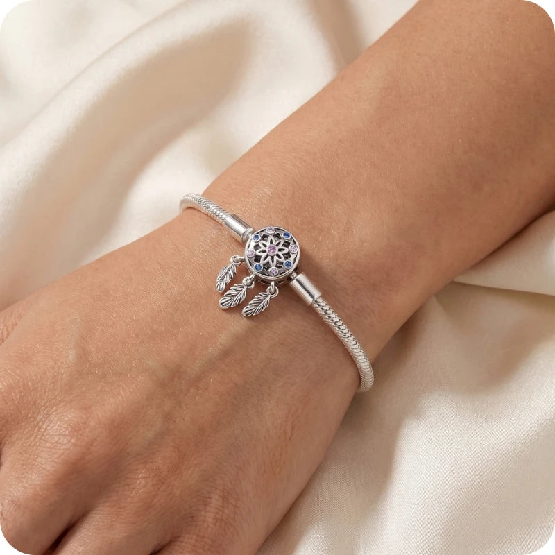 Pulseira para Berloques Amuleto Astral em Prata 925