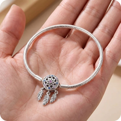 Pulseira para Berloques Amuleto Astral em Prata 925
