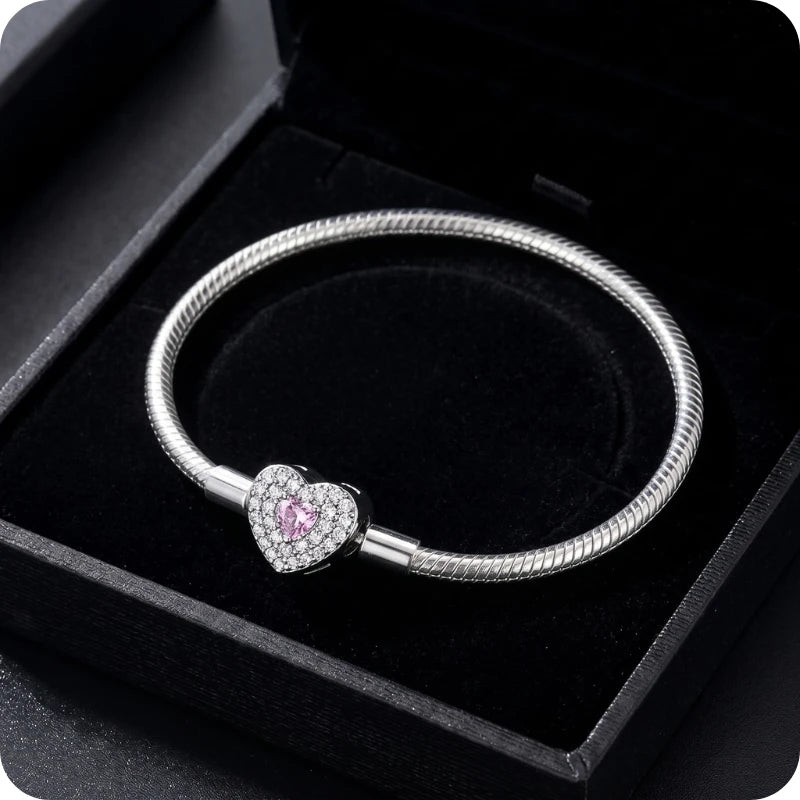 Pulseira para Berloques Brilho de Aurora em Prata 925