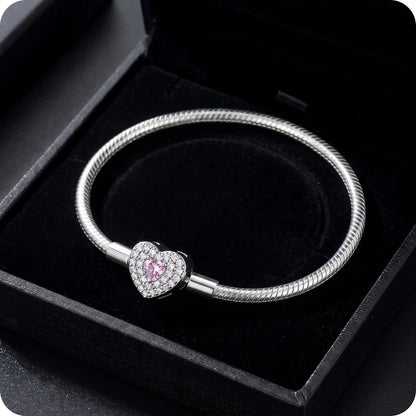 Pulseira para Berloques Brilho de Aurora em Prata 925