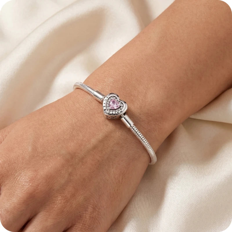 Pulseira para Berloques Doce Promessa em Prata 925