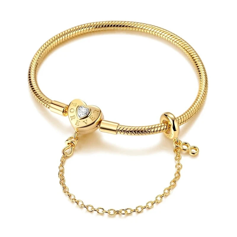 Pulseira para Berloques Elos do Infinito em Prata 925