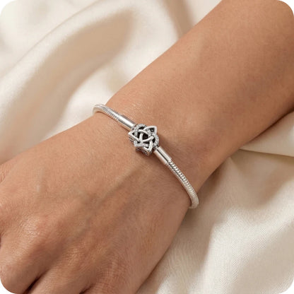 Pulseira para Berloques Enigma Real em Prata 925