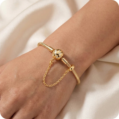 Pulseira para Berloques Esfera Astral em Prata 925