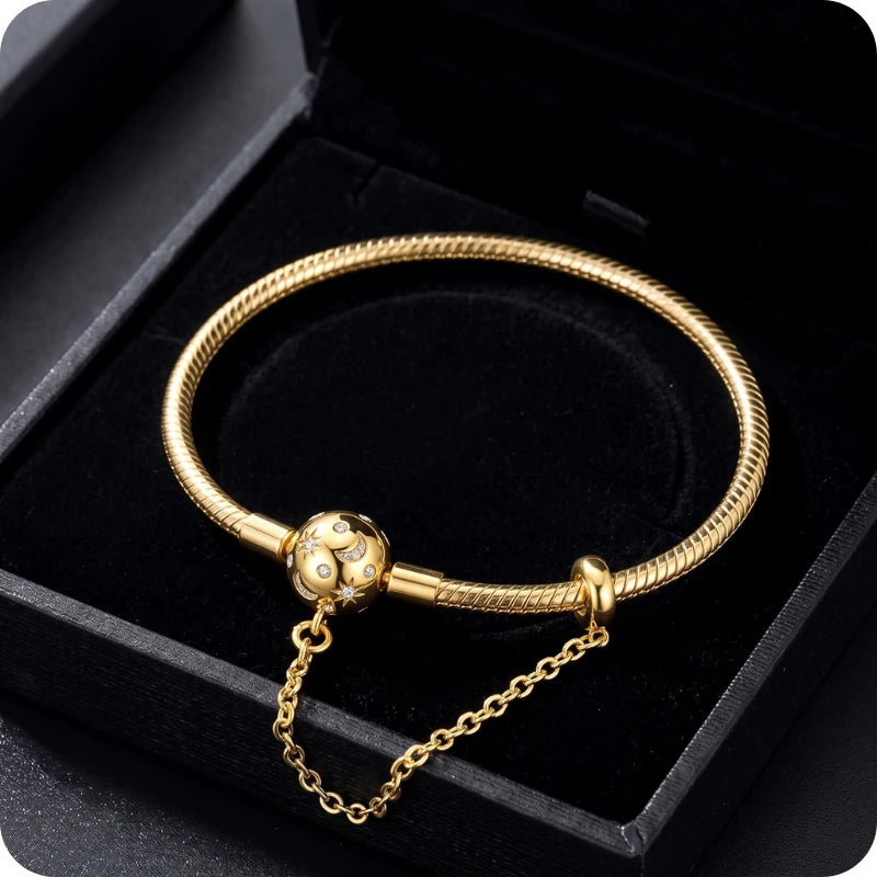 Pulseira para Berloques Esfera Astral em Prata 925
