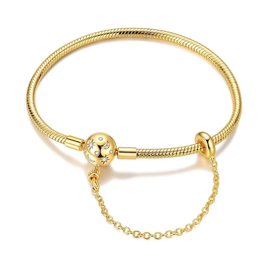 Pulseira para Berloques Esfera Astral em Prata 925