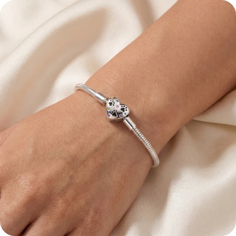 Pulseira para Berloques Essência Pet em Prata 925