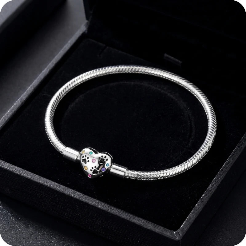 Pulseira para Berloques Essência Pet em Prata 925