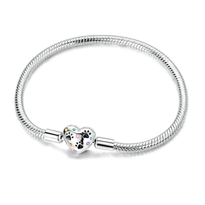 Pulseira para Berloques Essência Pet em Prata 925