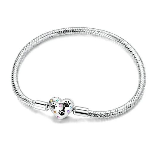 Pulseira para Berloques Essência Pet em Prata 925