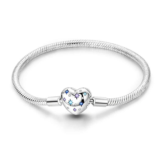 Pulseira para Berloques Noite Cósmica em Prata 925