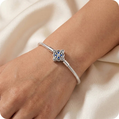 Pulseira para Berloques Noite de Safira em Prata 925