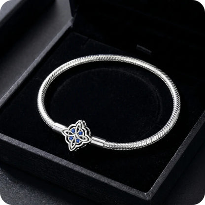 Pulseira para Berloques Noite de Safira em Prata 925