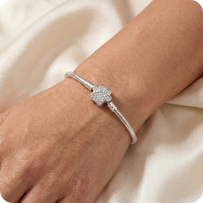 Pulseira para Berloques Patinha em Prata 925