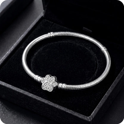 Pulseira para Berloques Patinha em Prata 925