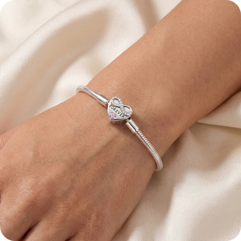 Pulseira para Berloques Promessa Infinita em Prata 925