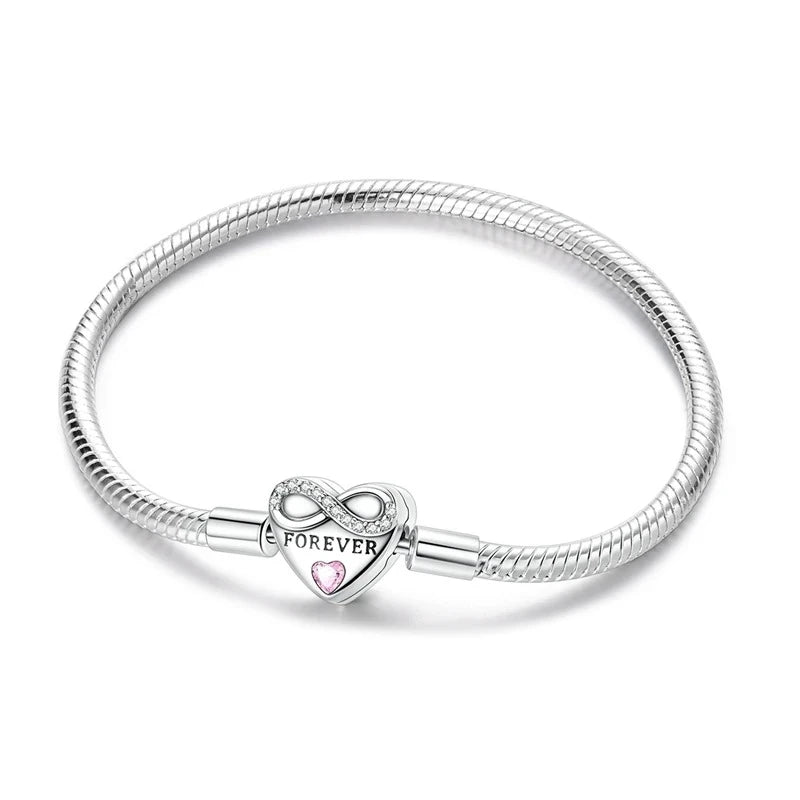 Pulseira para Berloques Promessa Infinita em Prata 925