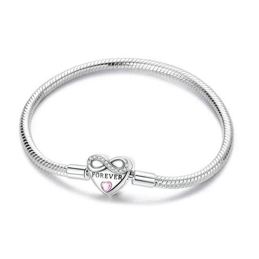 Pulseira para Berloques Promessa Infinita em Prata 925