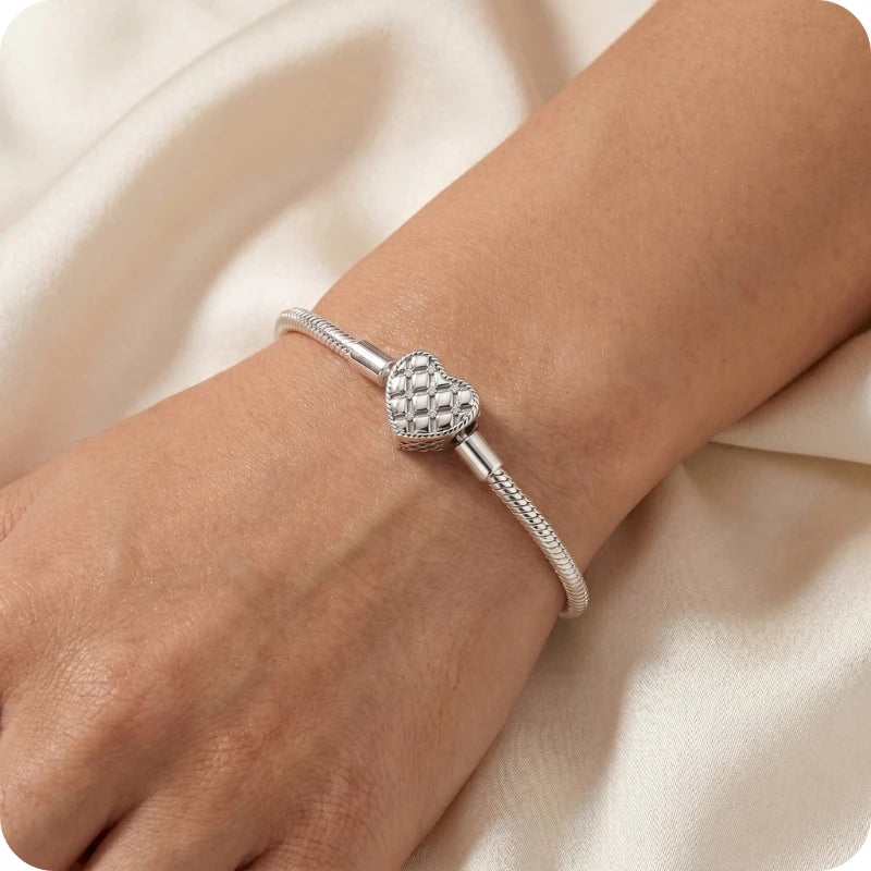 Pulseira para Berloques Trama Imperial em Prata 925