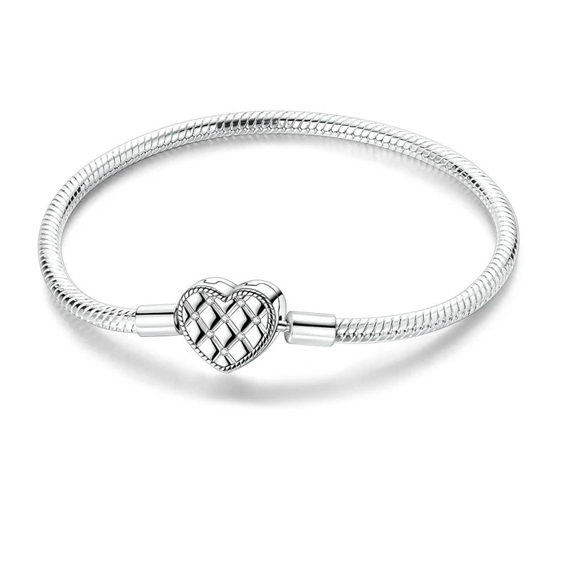 Pulseira para Berloques Trama Imperial em Prata 925