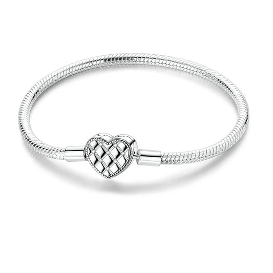 Pulseira para Berloques Trama Imperial em Prata 925